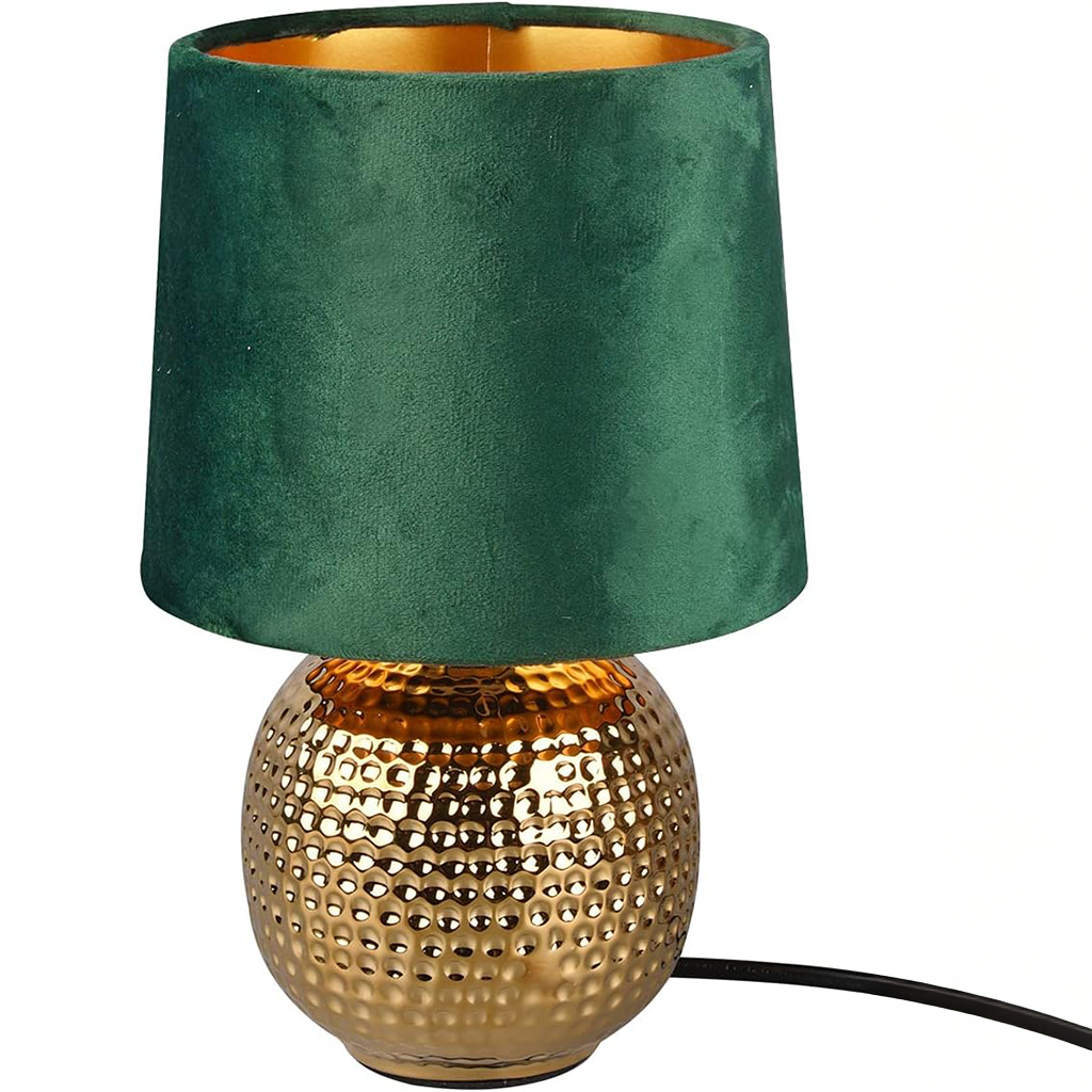 Forest Green Wohnzimmer einrichten: Quiet Luxury mit Gold-Akzenten website lampegruen