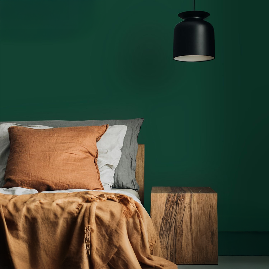 Forest Green Wohnzimmer einrichten: Quiet Luxury mit Gold-Akzenten website.wandfarbe3